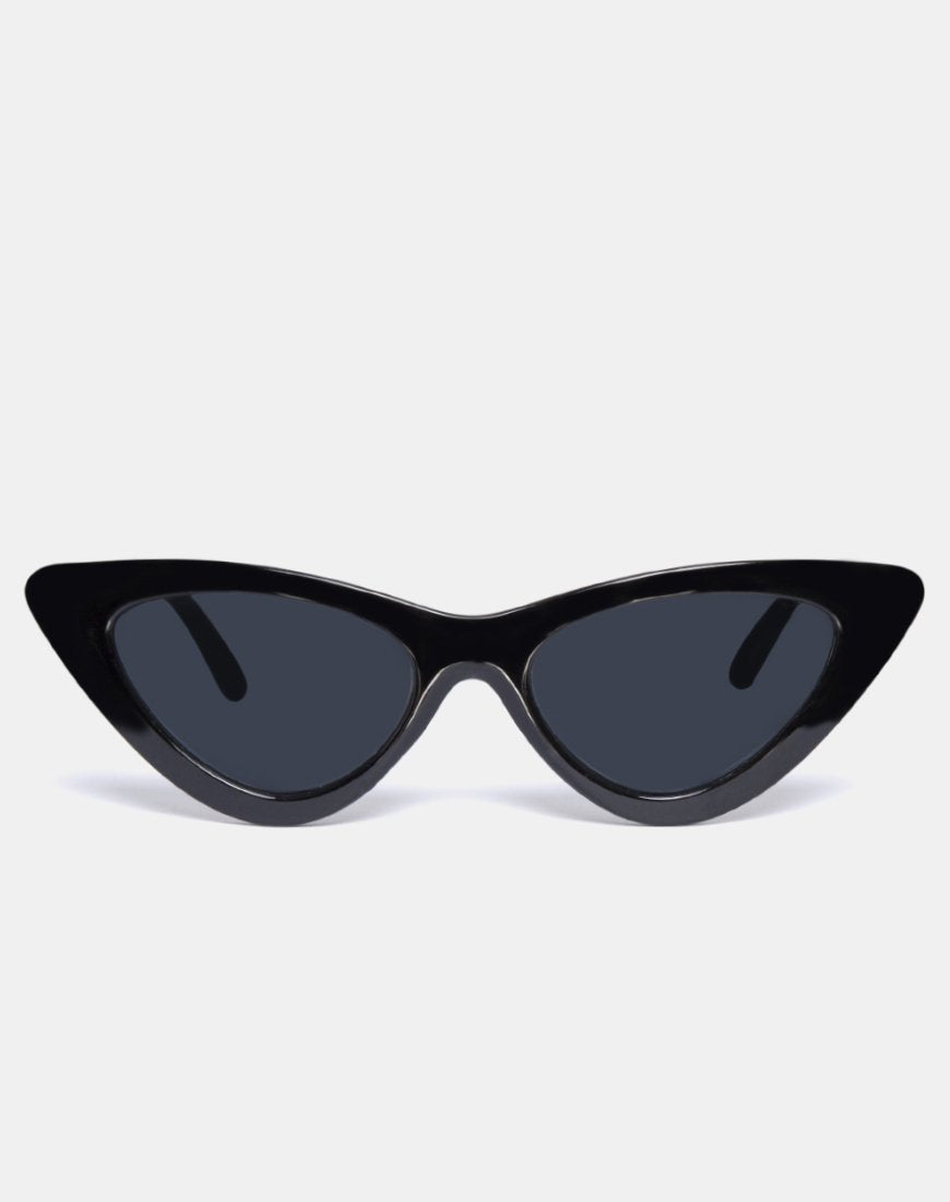 Kylie Sonnenbrille in Schwarz Grau