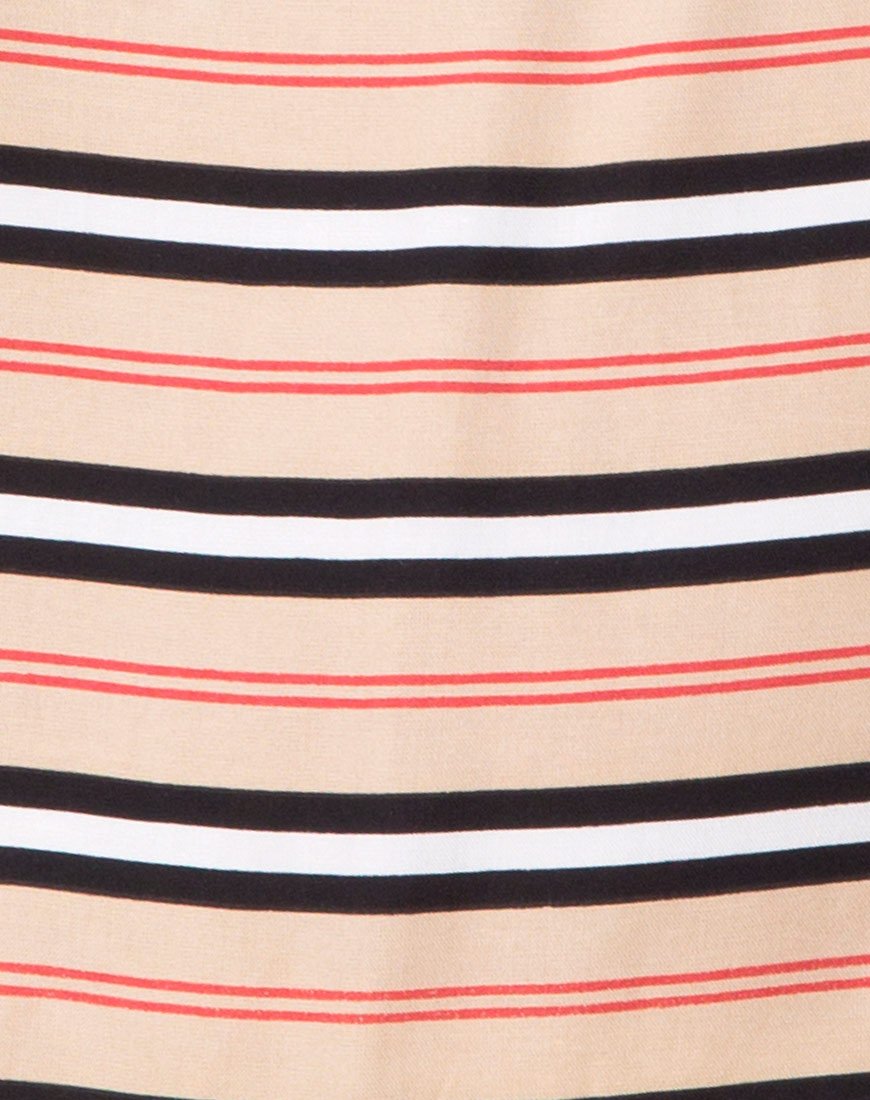 Bild von Sagha Dress Slip Dress in Classic Stripe Horizontal