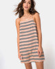 Bild von Sagha Dress Slip Dress in Classic Stripe Horizontal