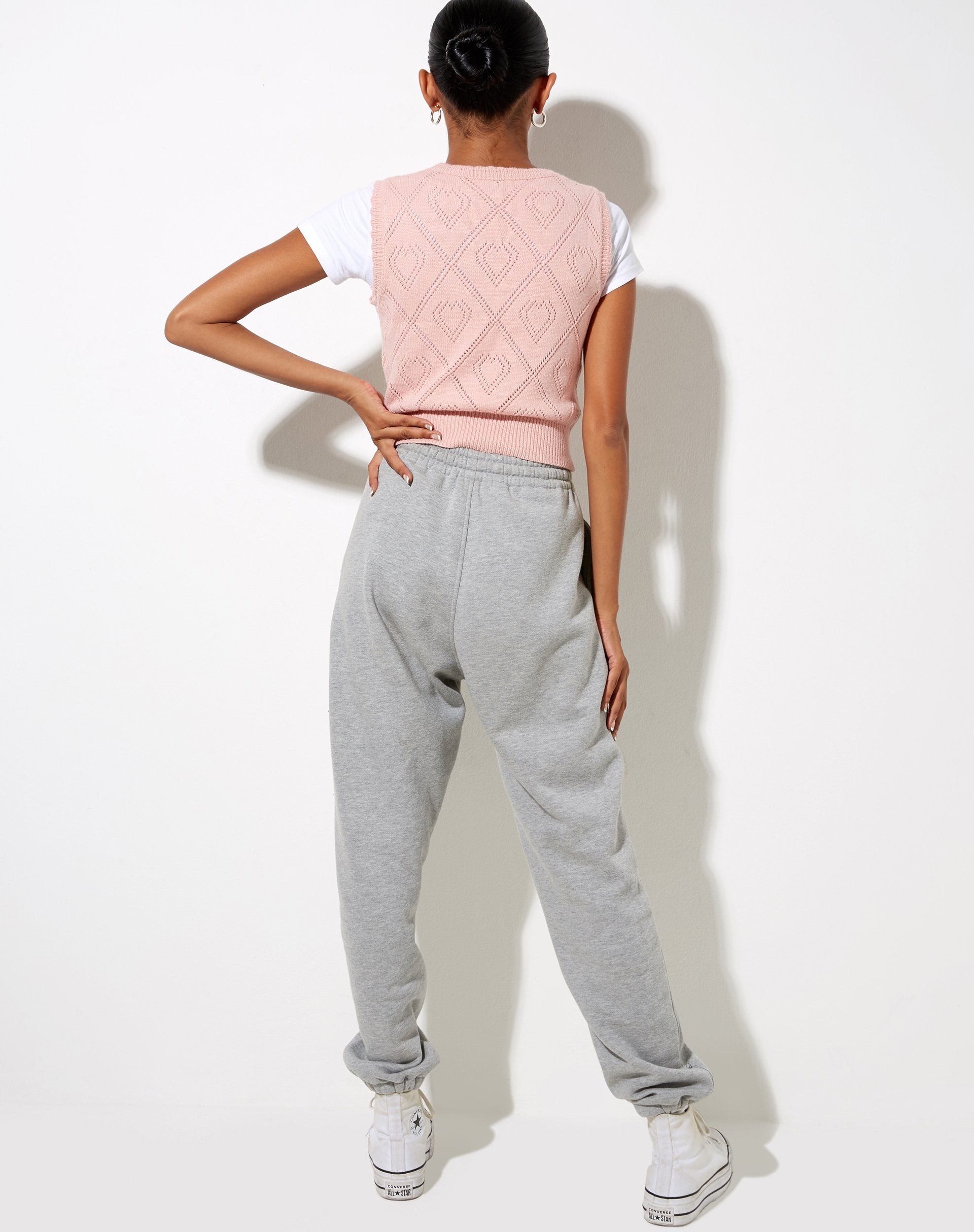 Bild von Shala Tank Top in Diamant und Herz Rosa