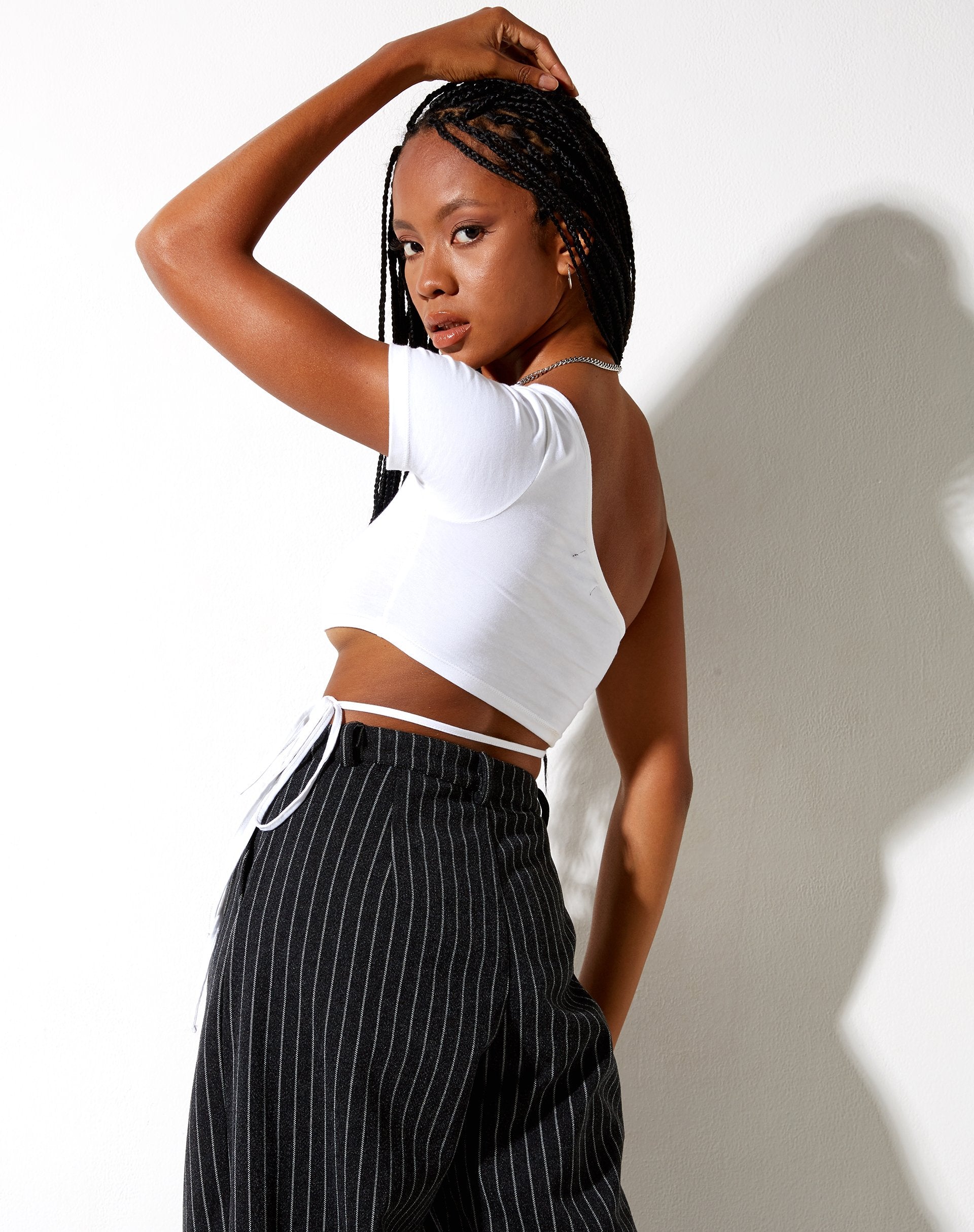 Bild von Shanon Crop Top in Weiß