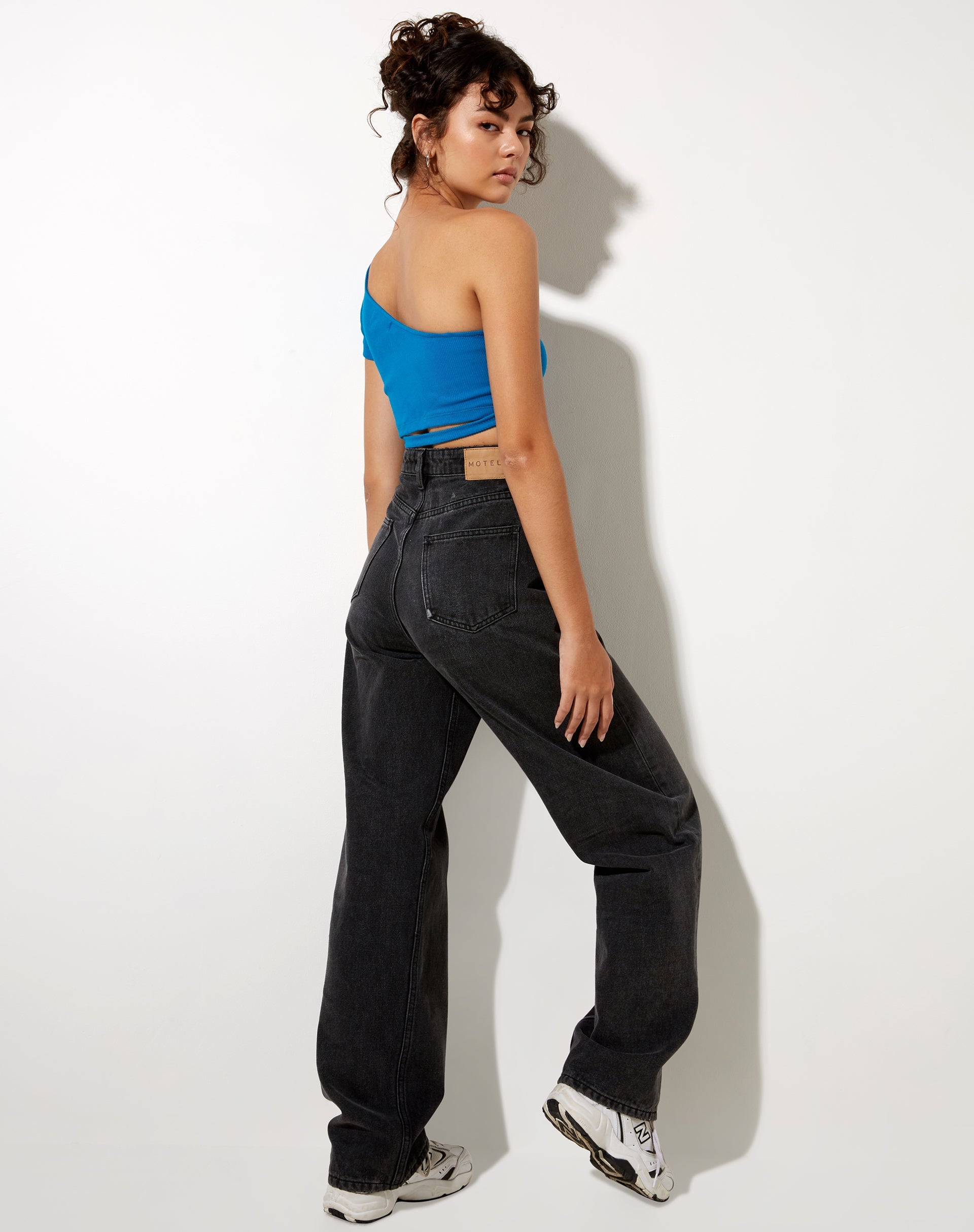 Bild von Shanon Crop Top in Rib Aqua