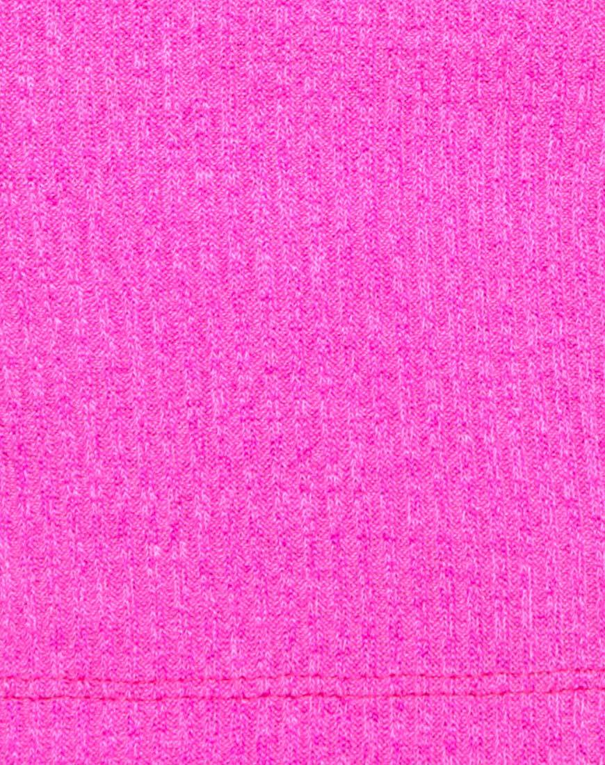 Bild von Sharma Crop Top in Knit Crink Hot Pink