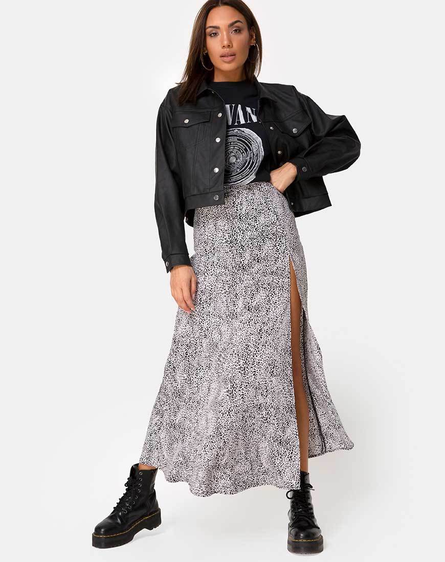 Image of Shayk Midirock in Leo Spot Schwarz und Weiß