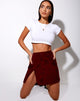 Bild von Shenka Minirock in Satin Rose Mulberry