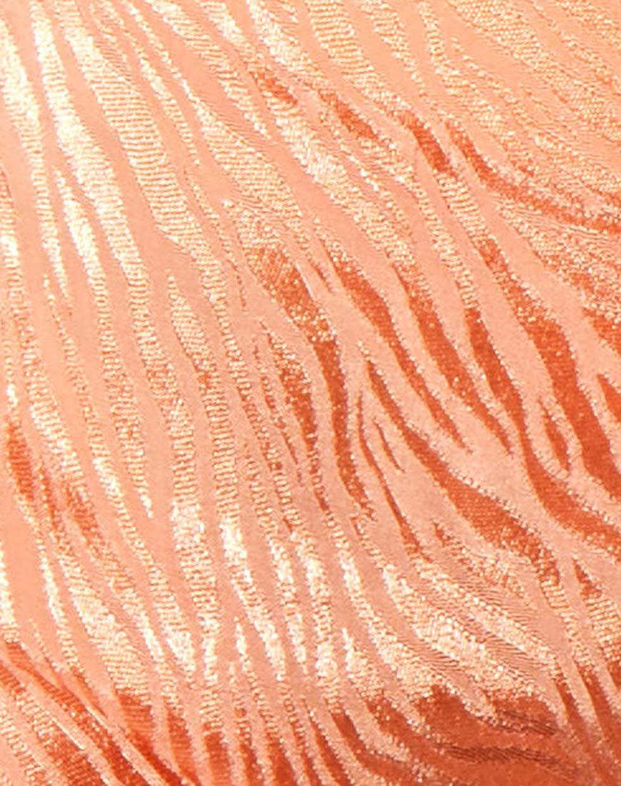 Bild von Raemzi Top in Satin Zebra Cantaloupe
