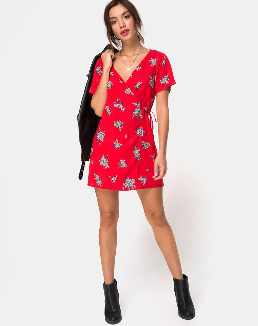 Image of Slava Kleid in Soi Rose Rot