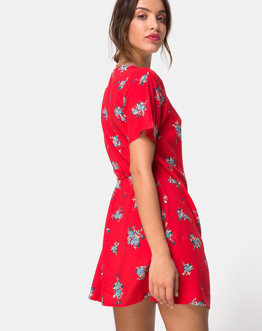Image of Slava Kleid in Soi Rose Rot