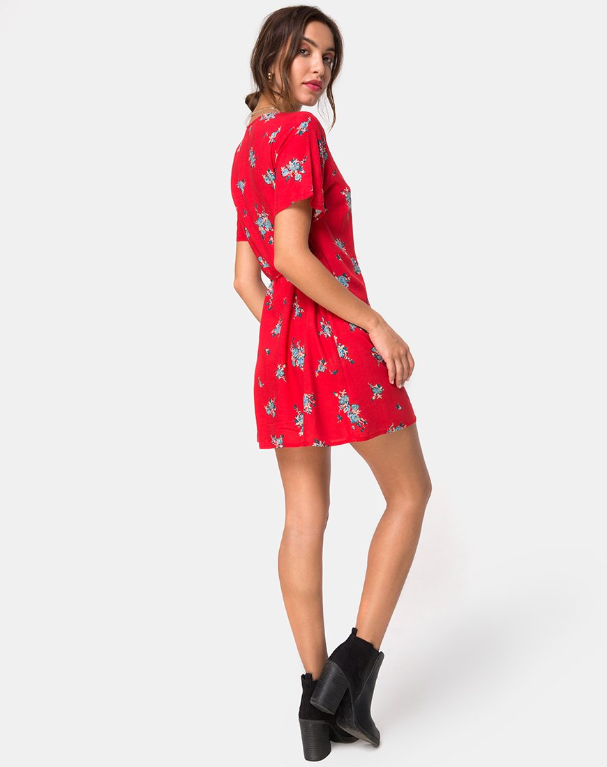 Image of Slava Kleid in Soi Rose Rot