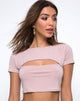 Bild von Shim Cutout Top in Nude