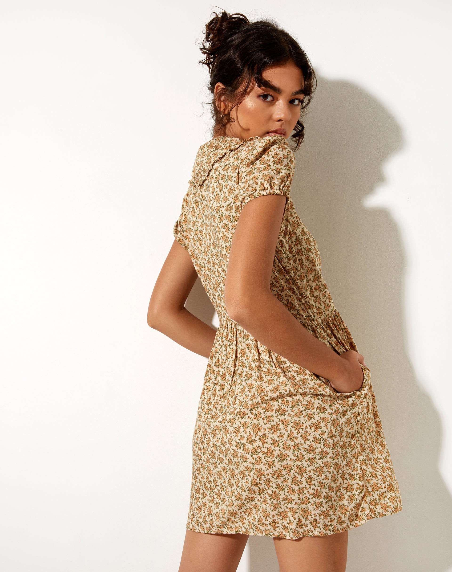 Image of Shire Minikleid in Washed Ditsy