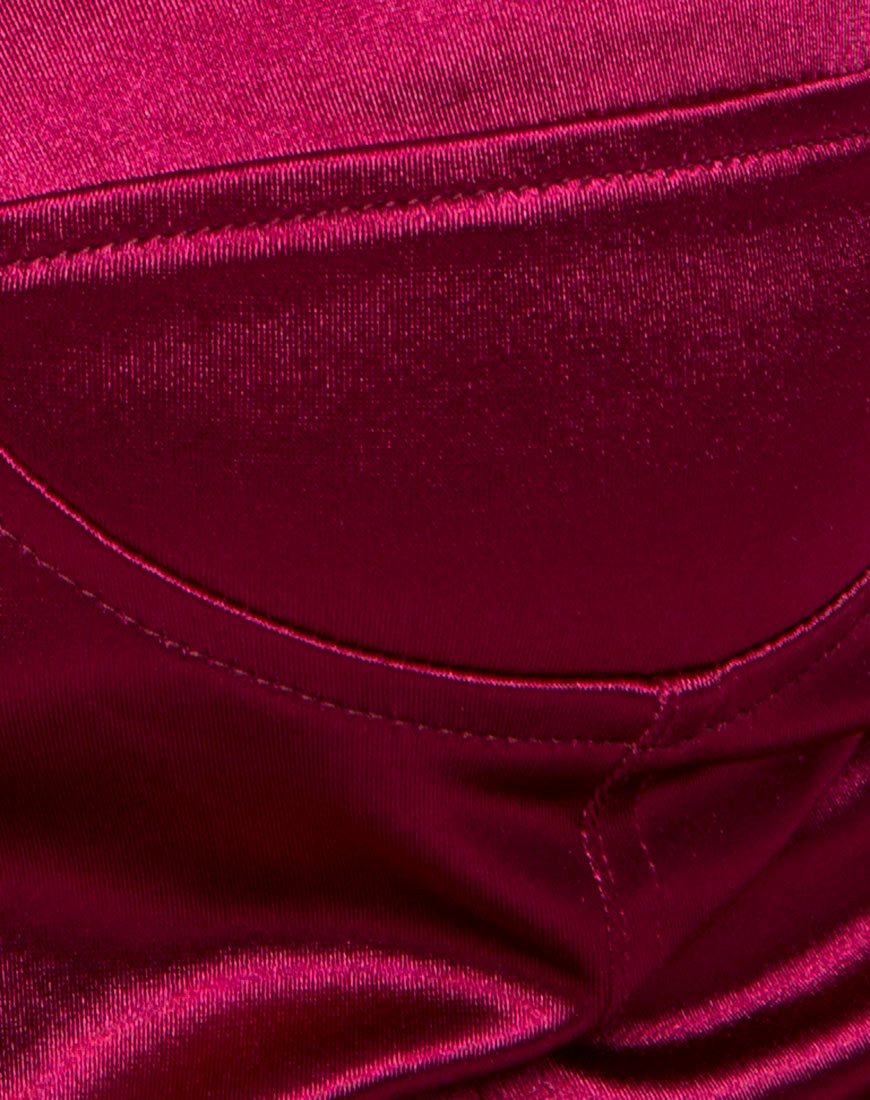Bild von Shisui Tube Top in Satin Burgundy