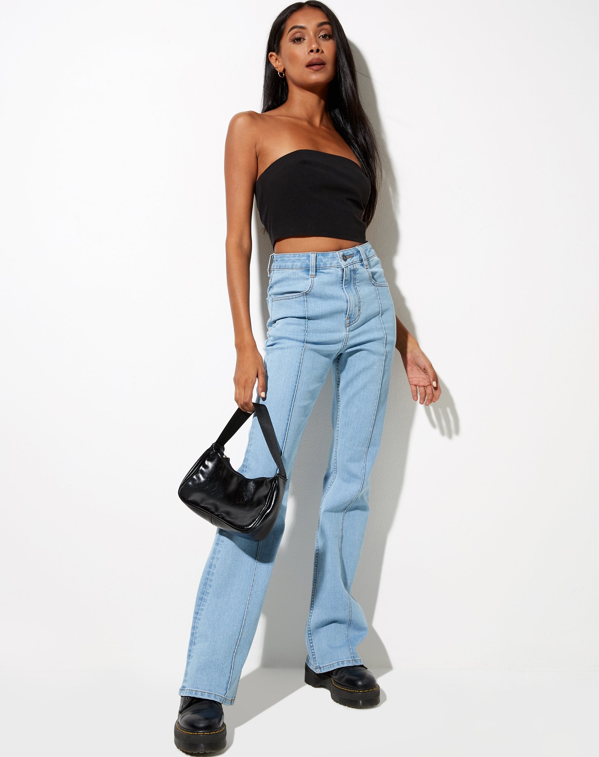 Bild von Shoki Bandeau Top in Schwarz