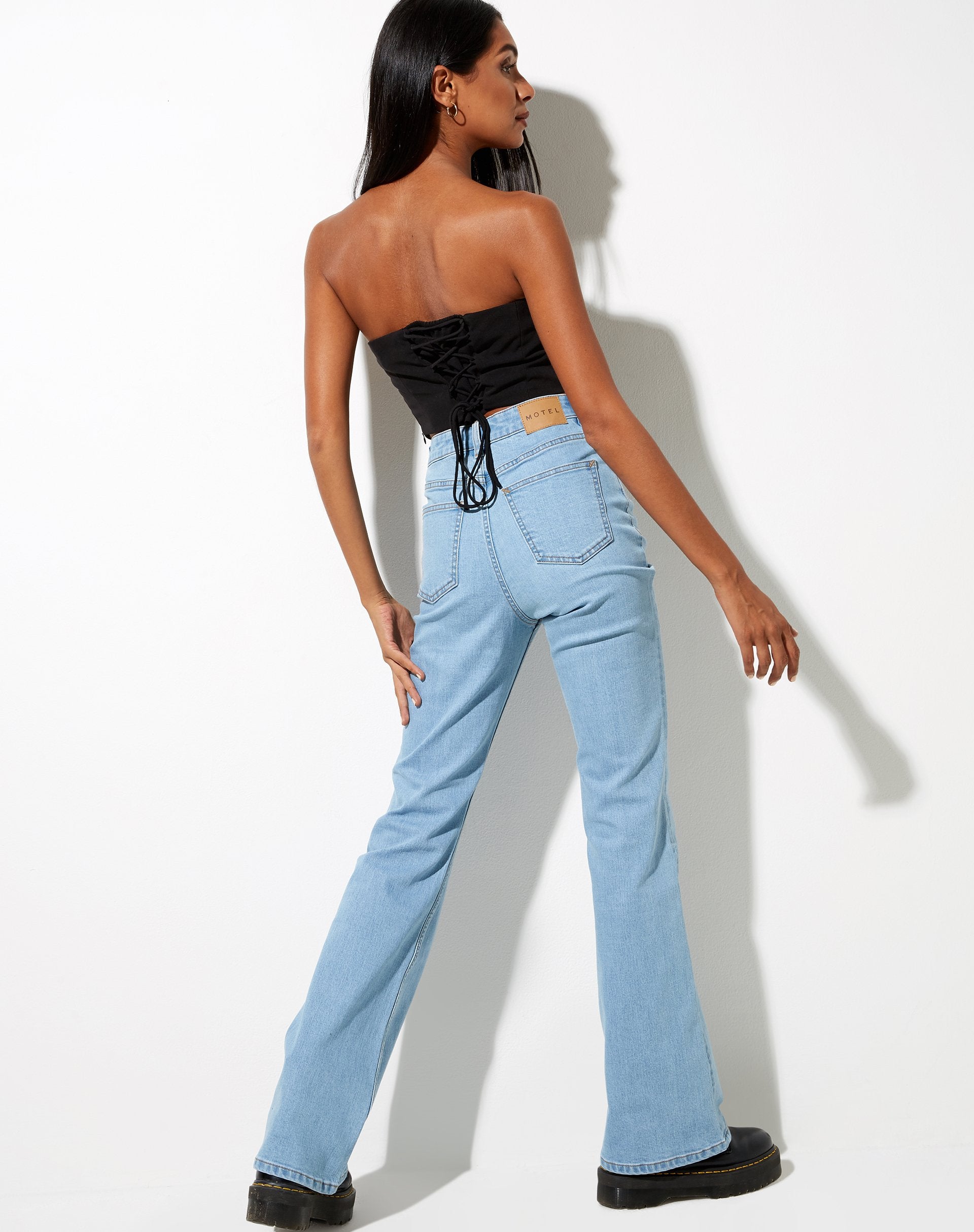 Bild von Shoki Bandeau Top in Schwarz