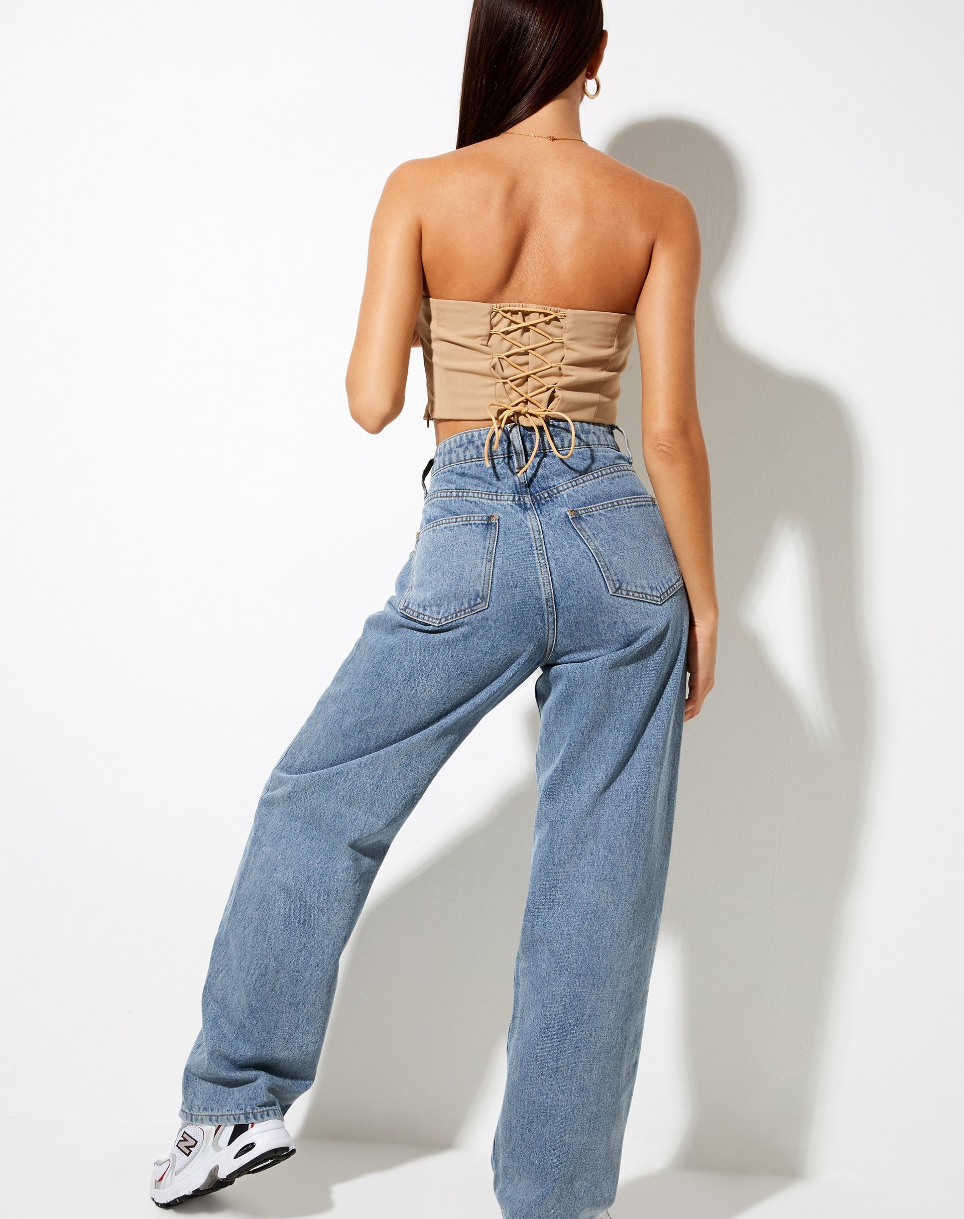 Bild von Shoki Bandeau Top in Mandel