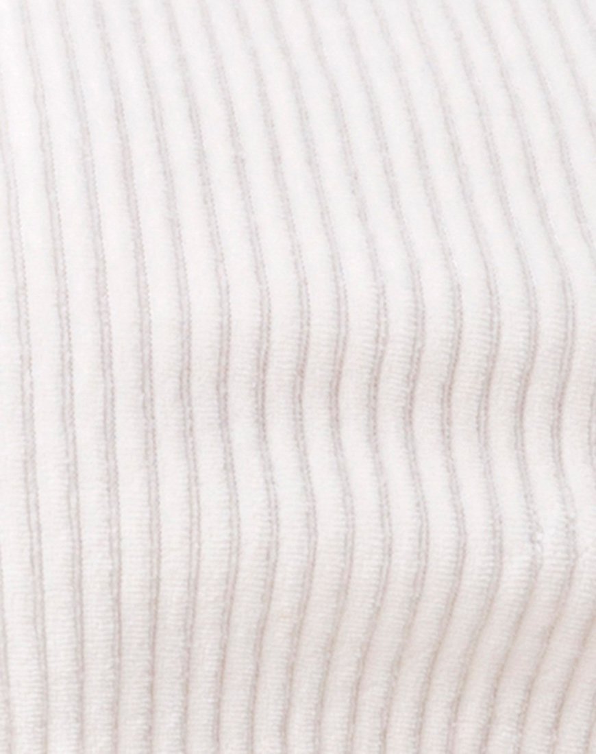 Bild von Shureen Crop Top aus Samtripp Weiß
