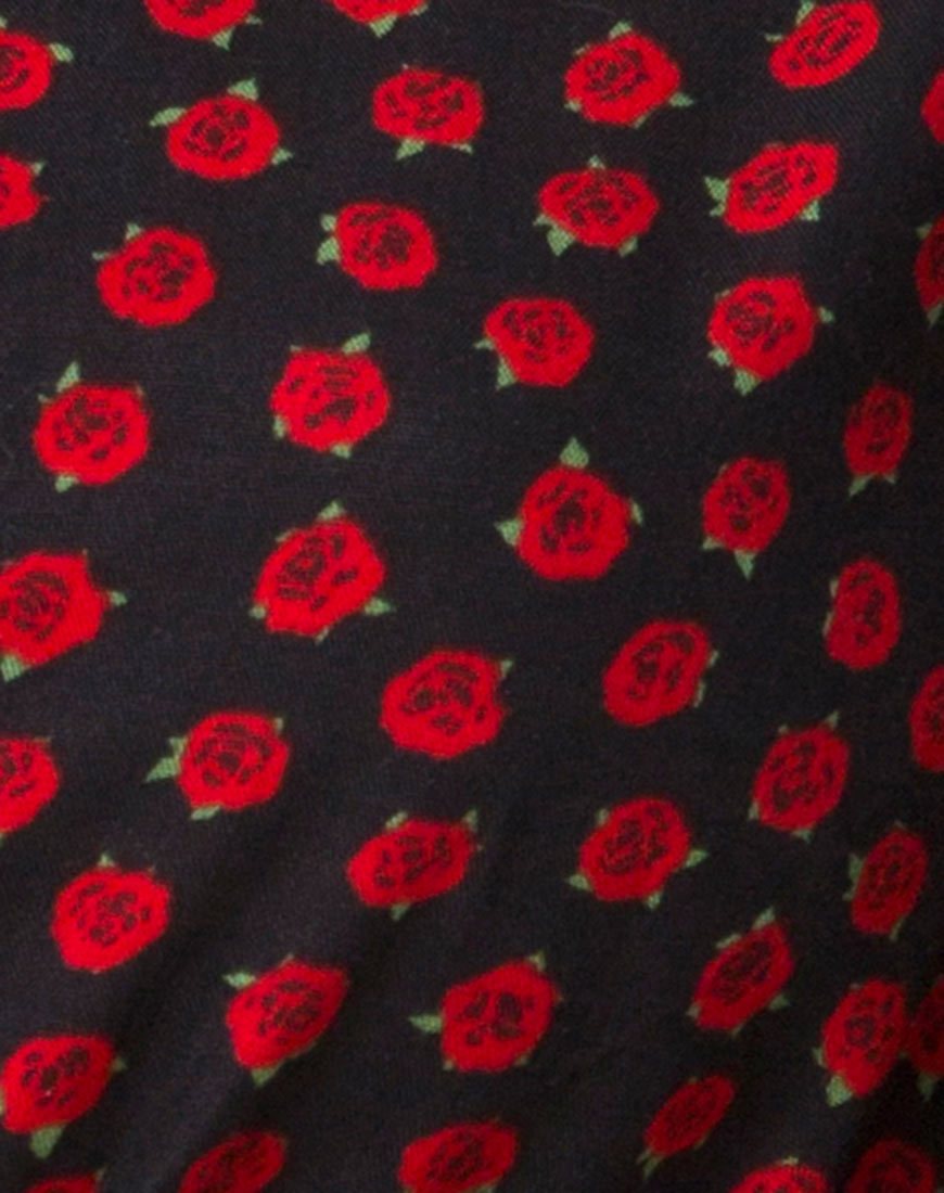 Image of Sibel Top in Dotty Rose Schwarz