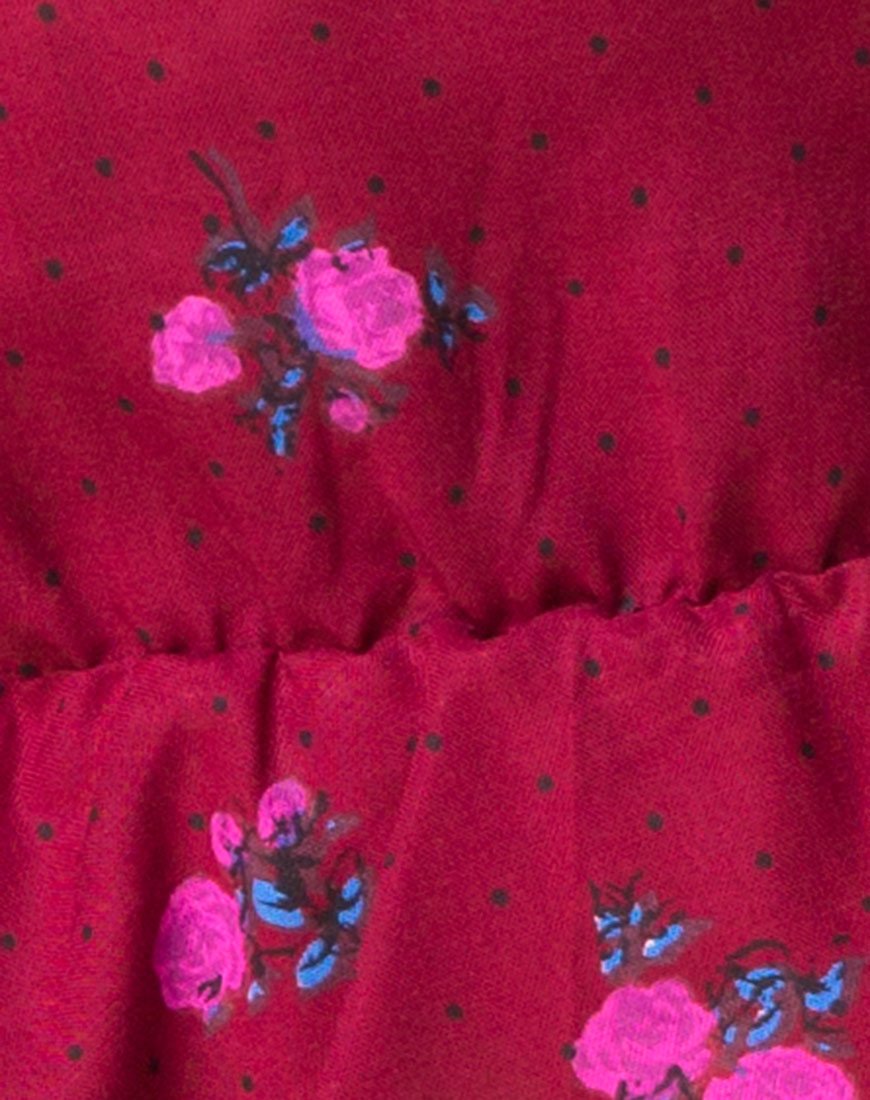 Bild von Sibel Top in Magenta-Rose-Rosa
