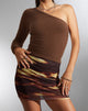 Bild von MOTEL X IRIS Sidan Oberteil in Knit Brown