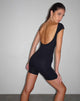 Bild von Sijan Slash Neck Unitard in Schwarz