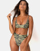 Bild von Sikila Bikinioberteil in Khaki Tiger