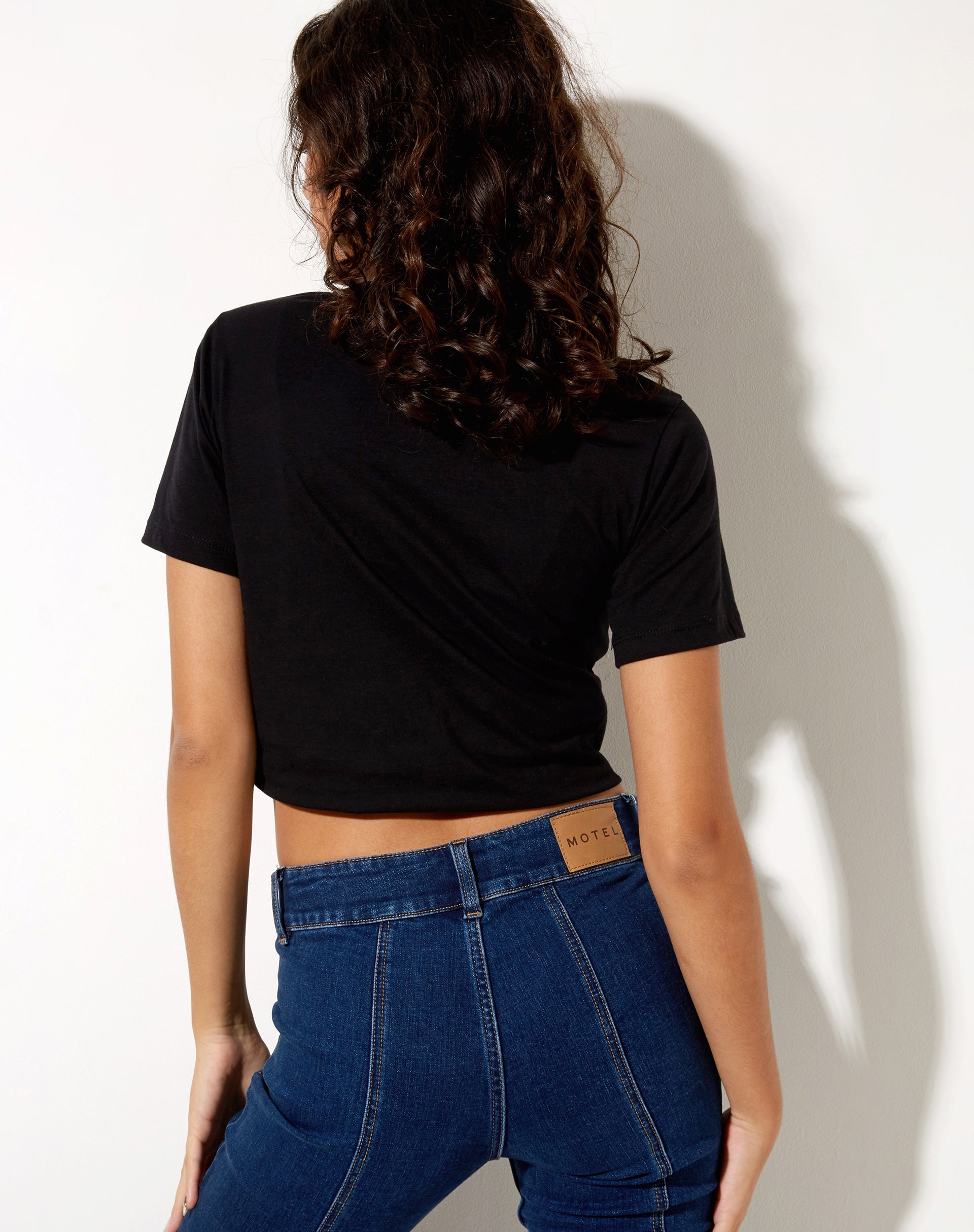 Bild von Shrunk Tee in Schwarz Bad Habits