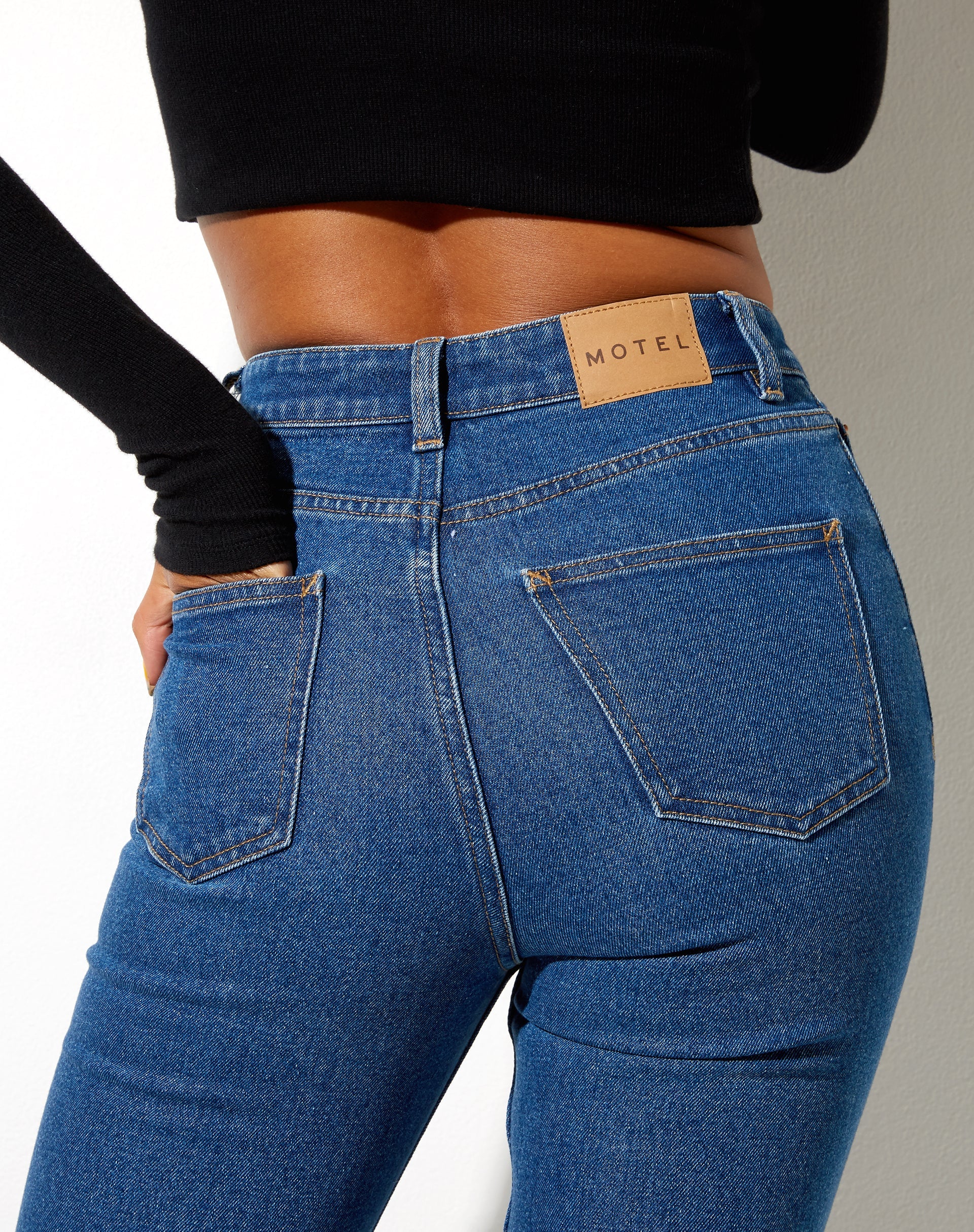 Bild von Slim Jeans in Indigoblau