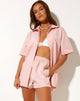 Image of Smita Hemd aus Popeline Rosa Lady Take It Easy