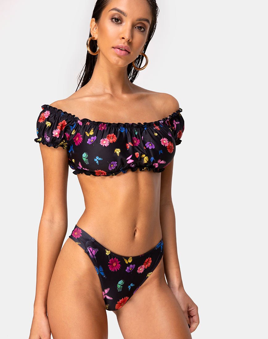 Bild von Sofia Bikinioberteil in Butterfly Floral
