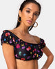 Bild von Sofia Bikinioberteil in Butterfly Floral