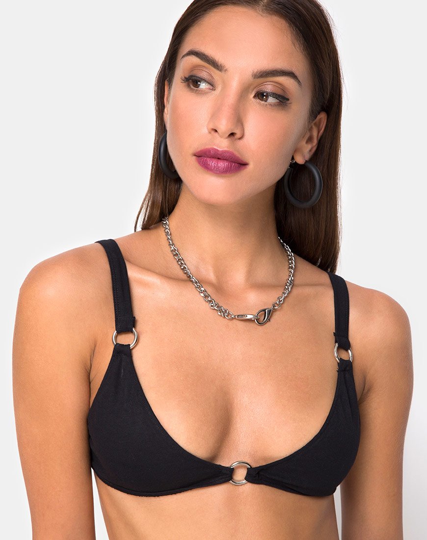 Soja Bralet in Schwarz