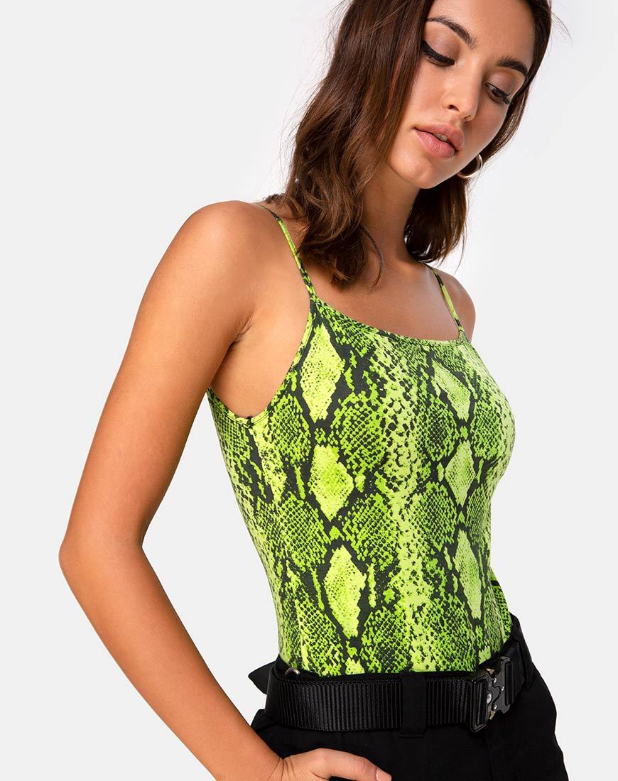 Sol Mieder in Snake Lime