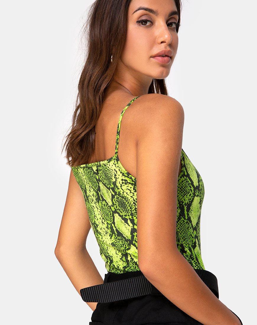 Sol Mieder in Snake Lime