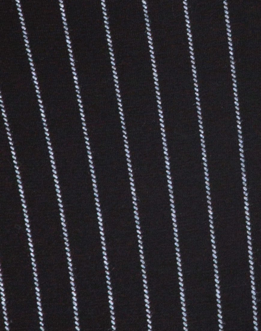 Image of Solemo Mieder in Nadelstreifen Schwarz