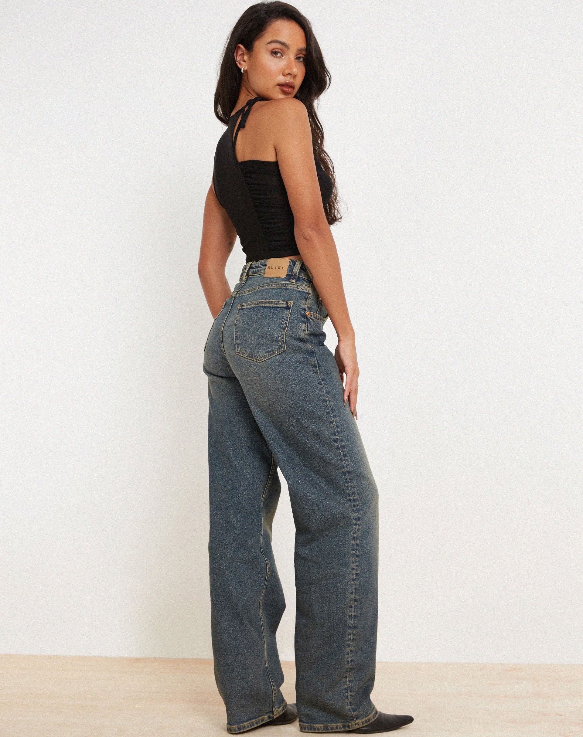 Bild von Sonja Crop Top in Schwarz