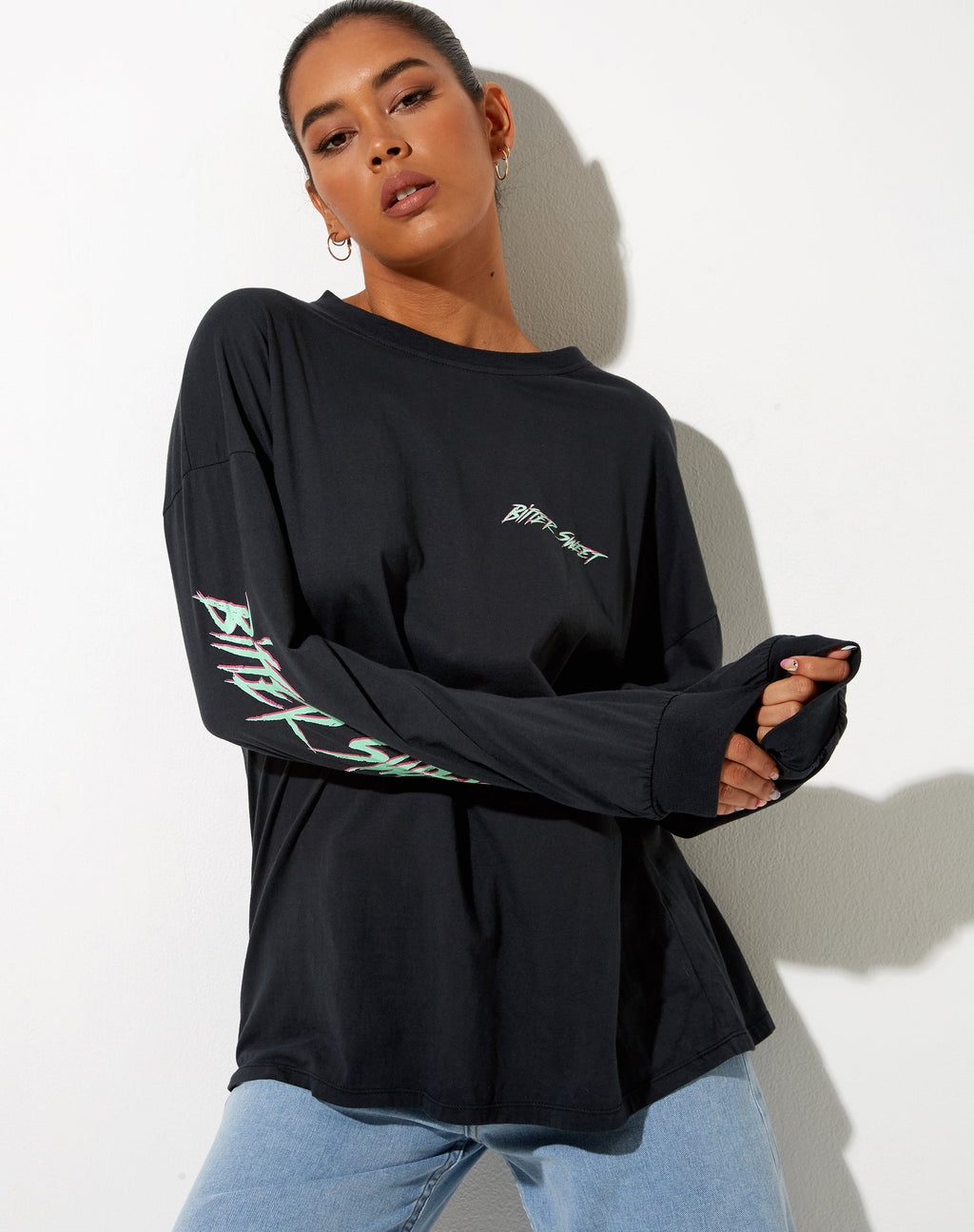 Soph Tee in Vintage Schwarz Bittersweet