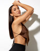 Bild von Spence Top in Satin Rich Brown