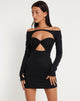 Image of Stella Minikleid in Twinset Schwarz