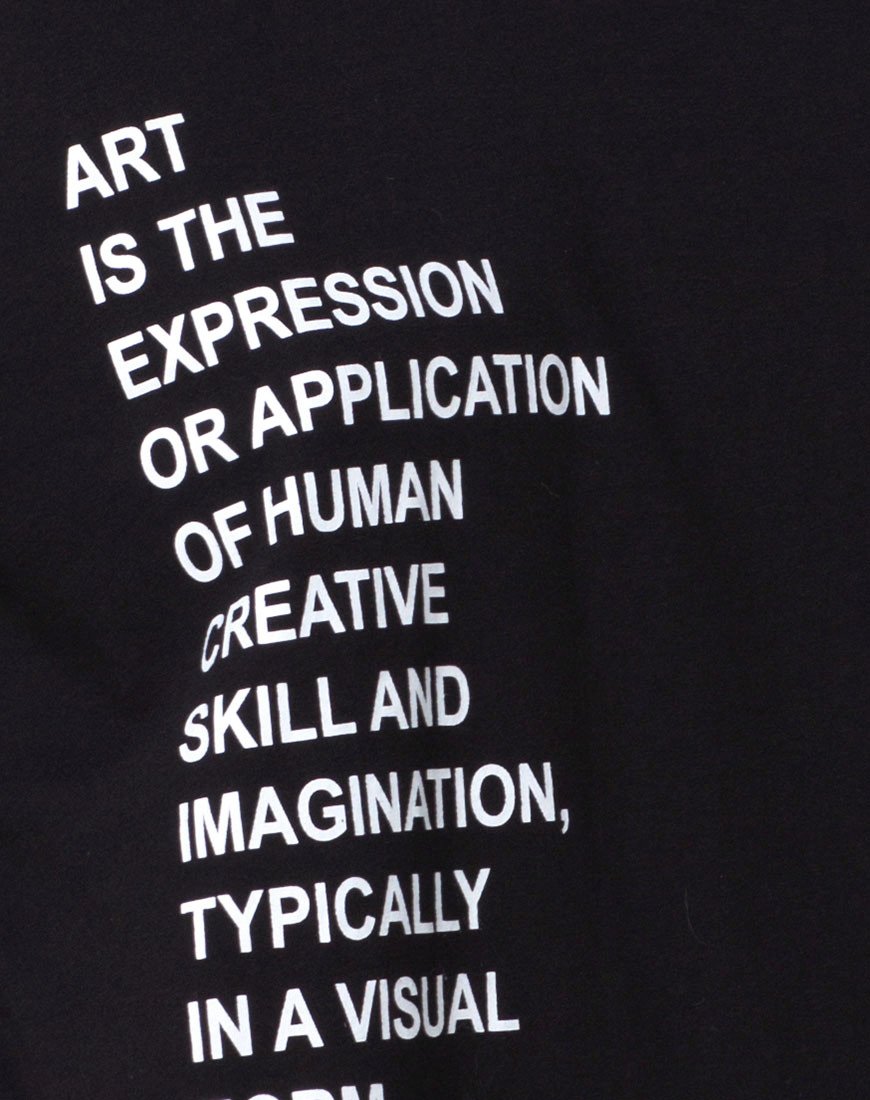 Bild von Step Hem Art Expression T-Shirt Kleid in Übergröße