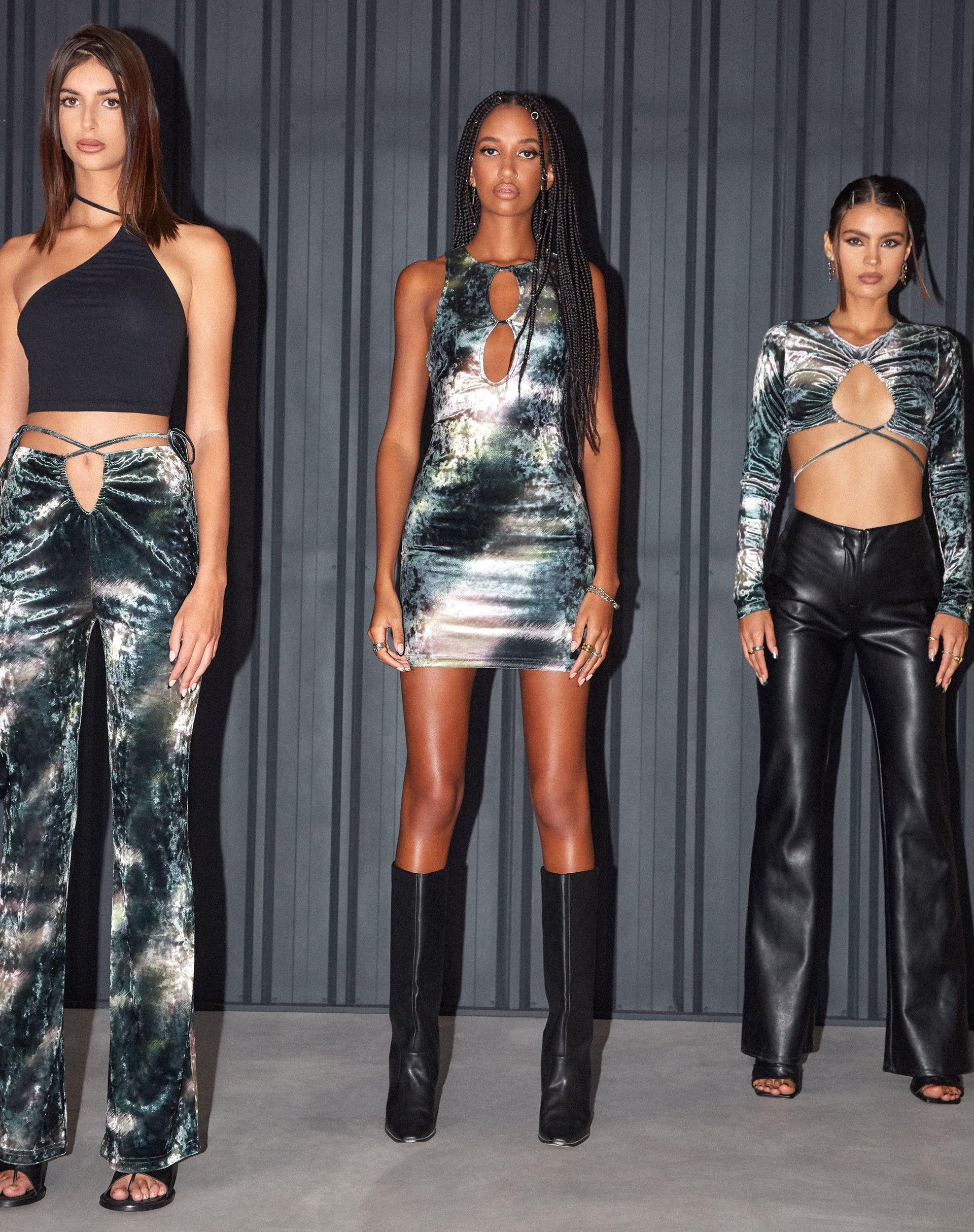 Bild von MOTEL X IRIS Sarita Hose in abstraktem Tarnmuster