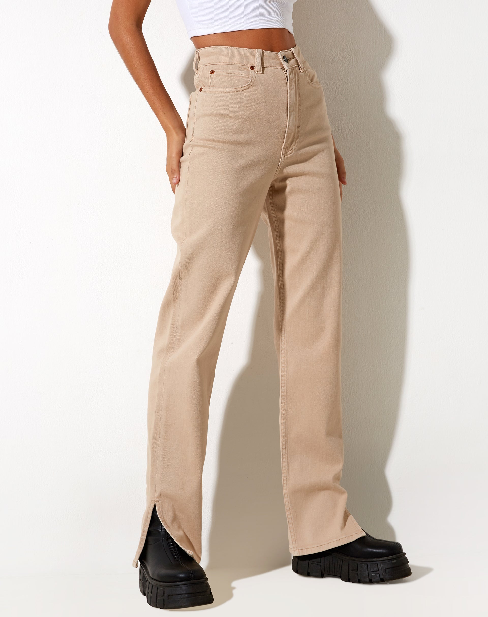 Bild von Straight Leg Jeans in Winter Sandwash
