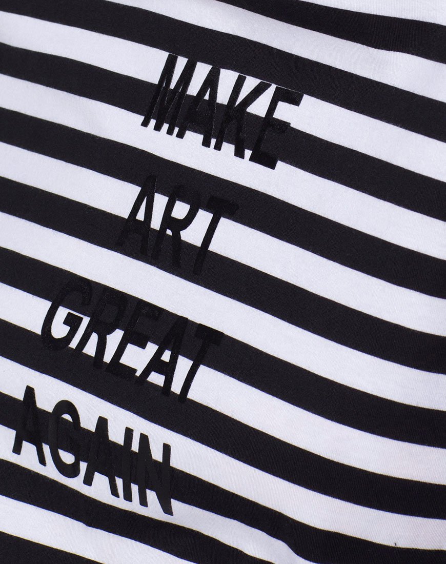 Bild von Oversize Basic Tee in Make Art Great Again