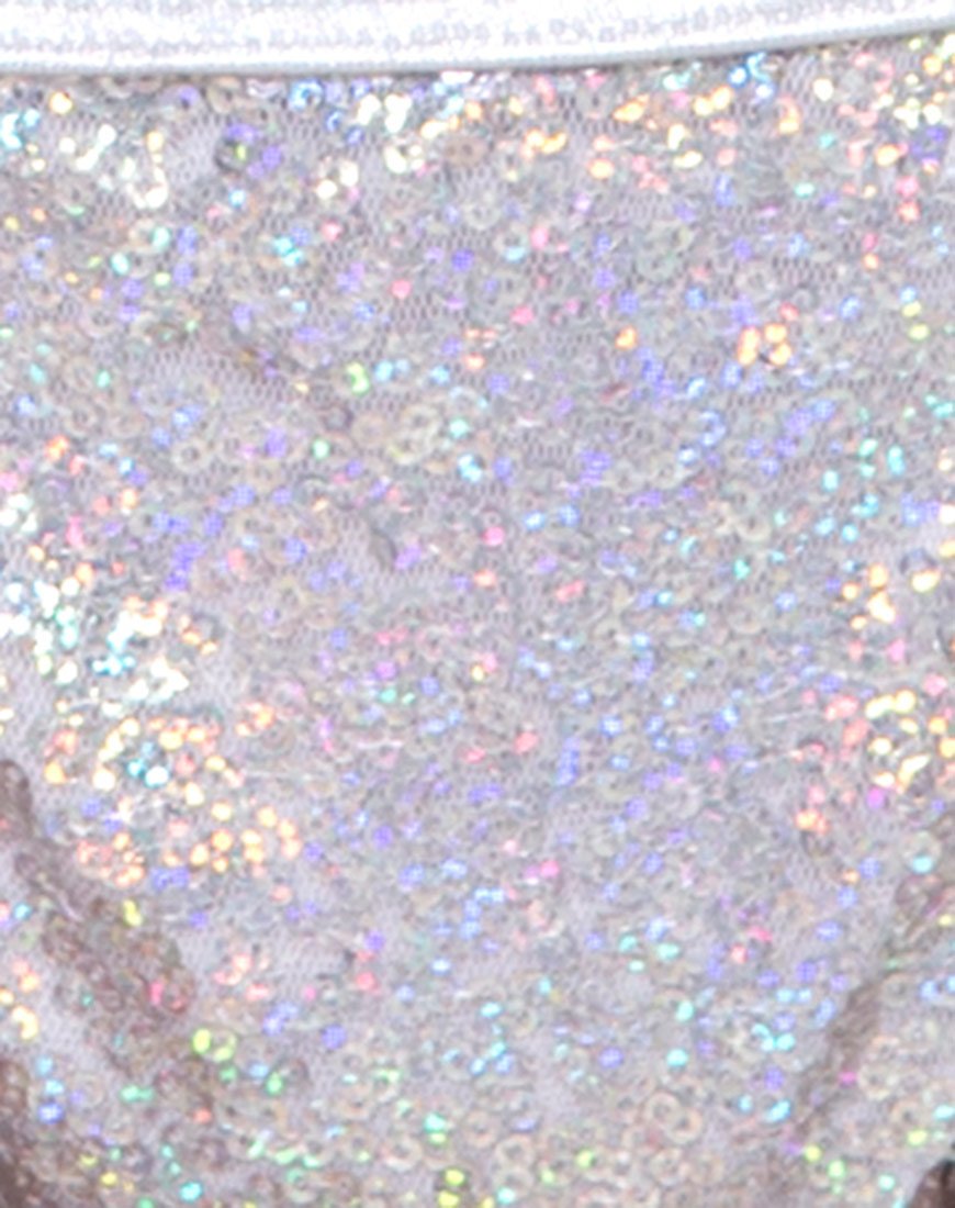 Bild von Sugar Rush Bikini Bottom in Sequin Diamond Shine
