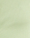  Rippenstrick Pastell-Limette