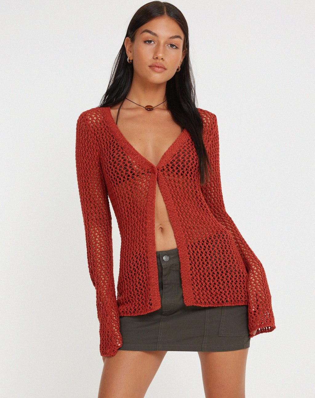 Sukati Cardi in Gebranntem Orange