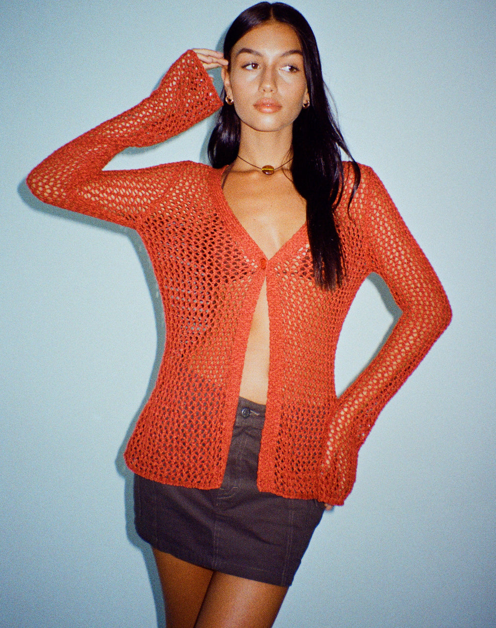 Sukati Cardi in Gebranntem Orange