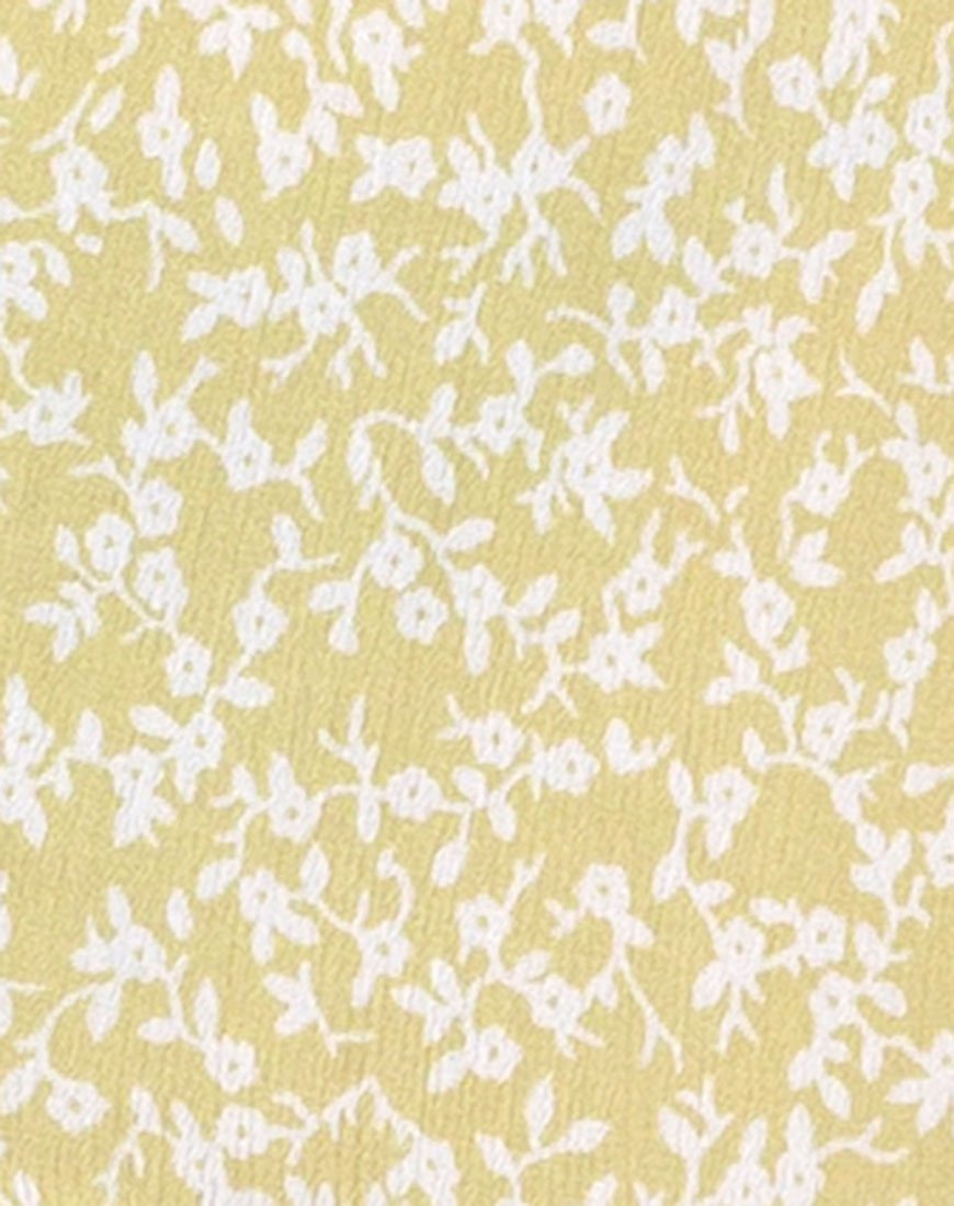 Image of Sula Midikleid in Crinkle Botanic Mint Foam