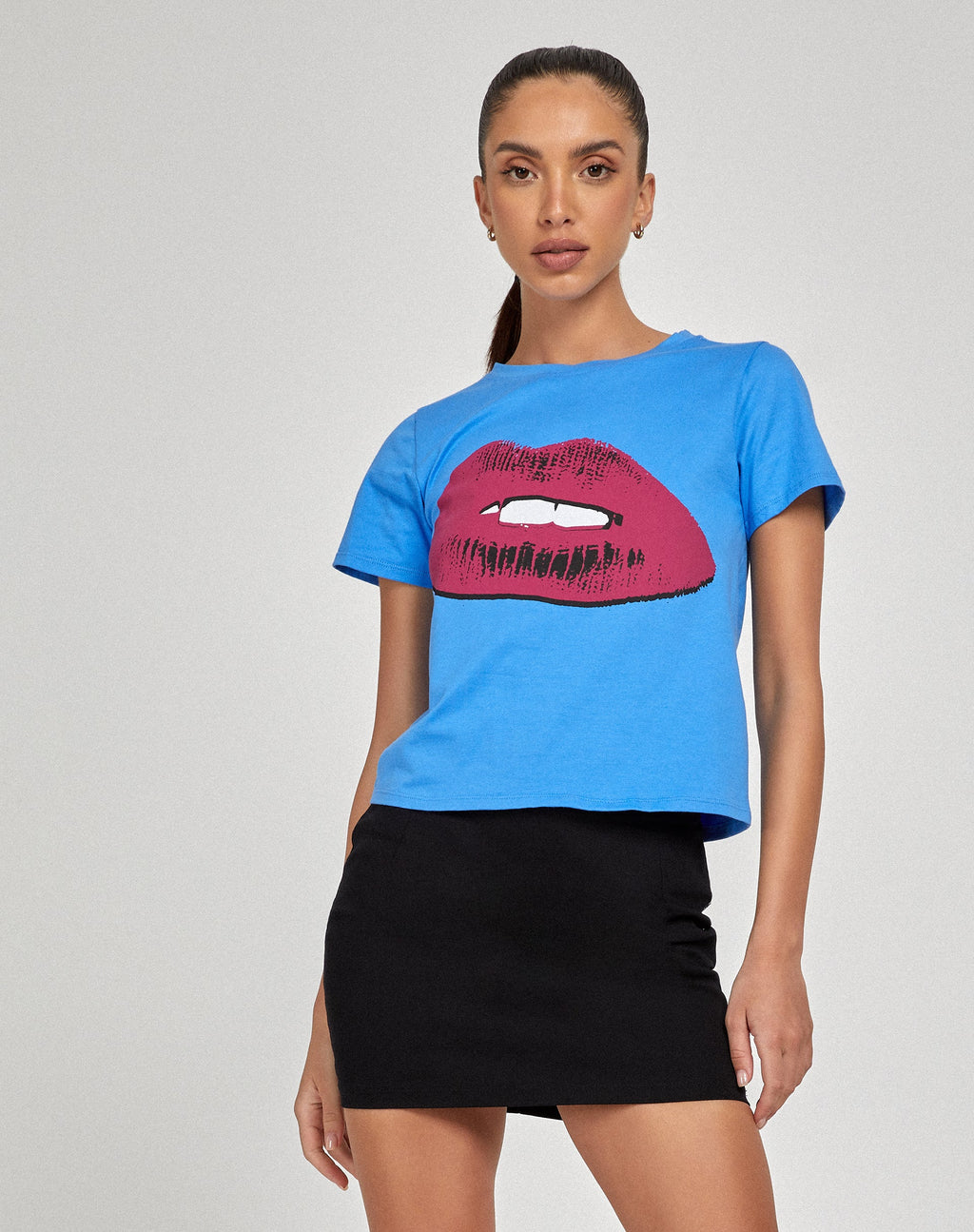 Sulo Top in Sweetheart Blau