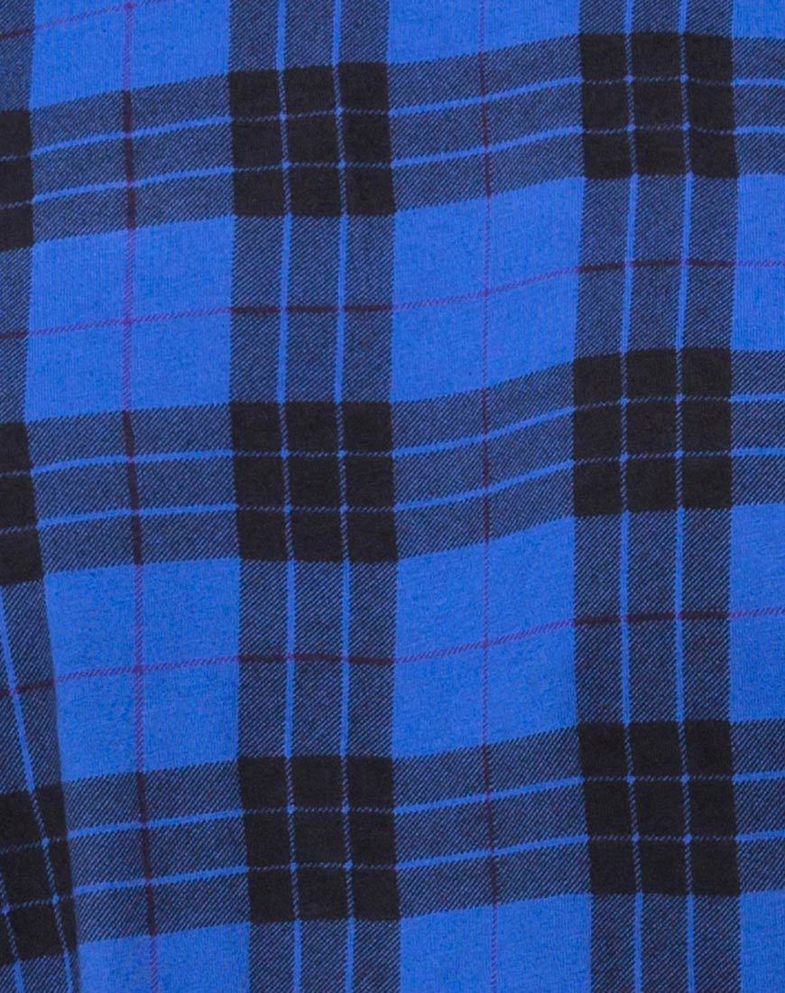 Bild von Sunny Kiss T Shirt Kleid in Tartan Blau