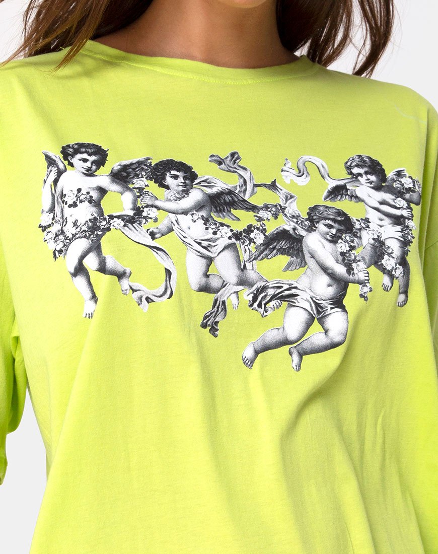Bild von Sunny Kiss Tee in Limette mit Putte